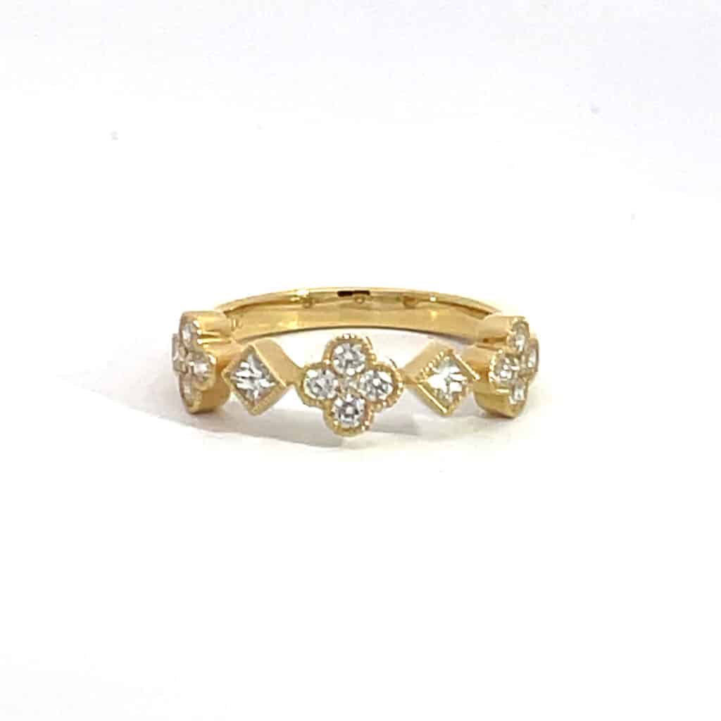 Diamond Clover Ring